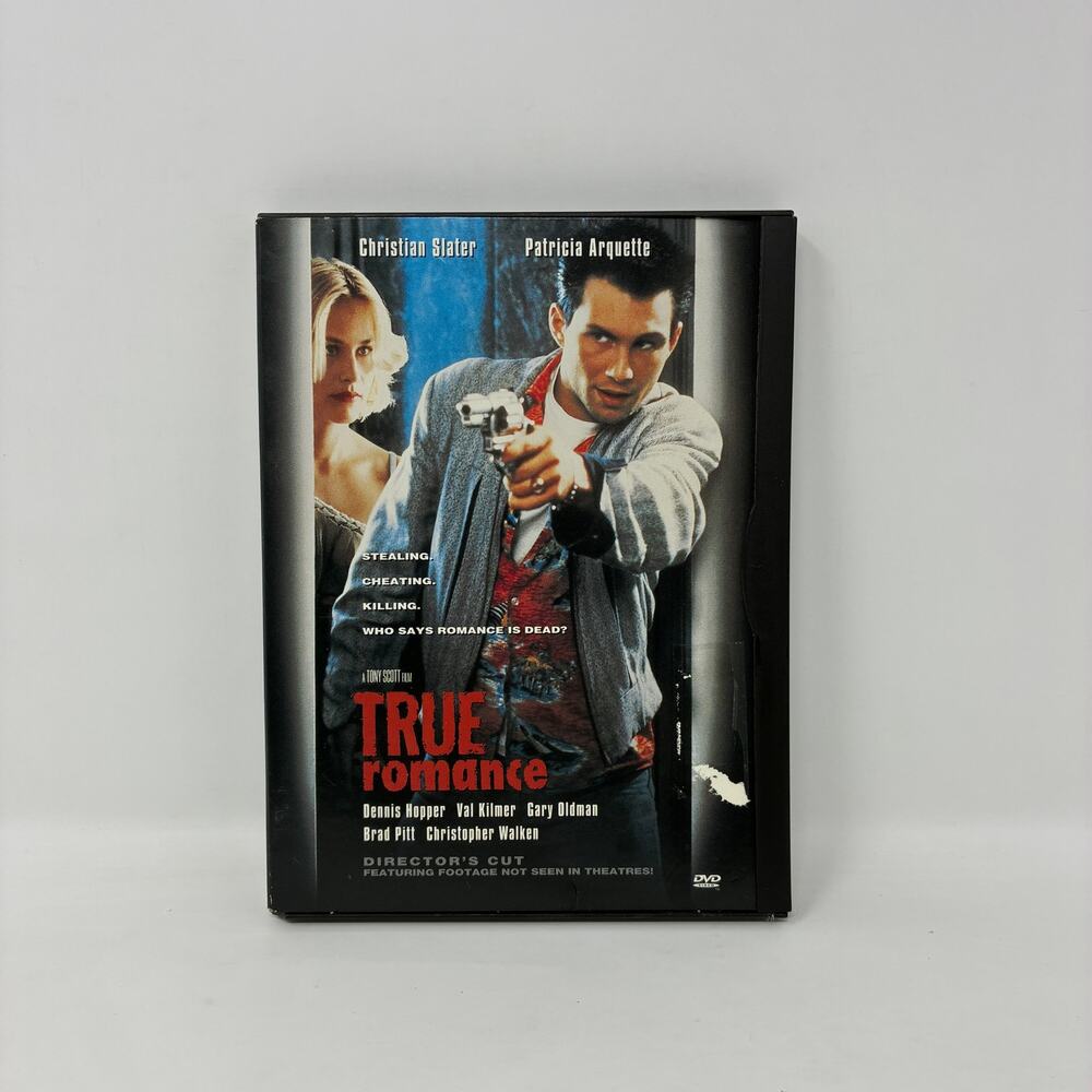 True Romance DVD Director's Cut Snap Case Christian Slater Quentin Tarantino